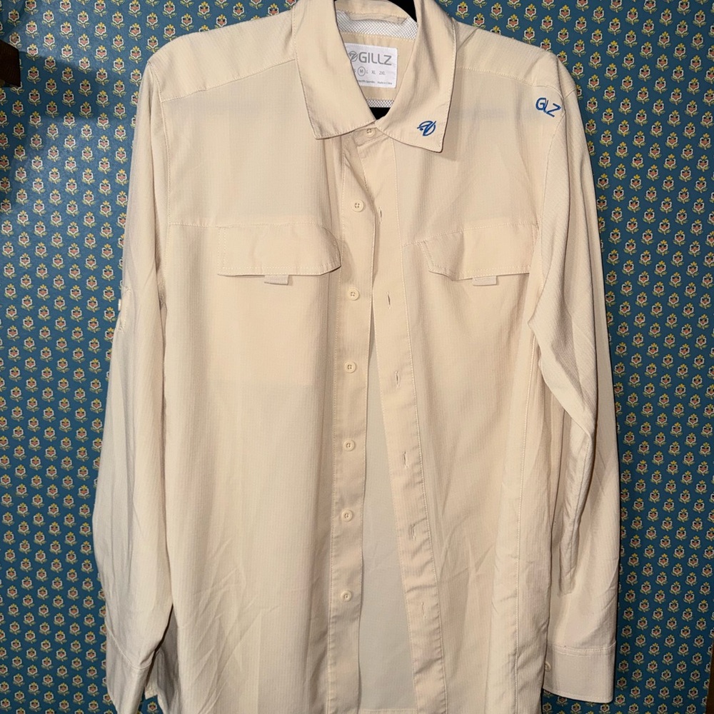 Gillz Men’s Long Sleeve Performance Fishing Shirt Medium